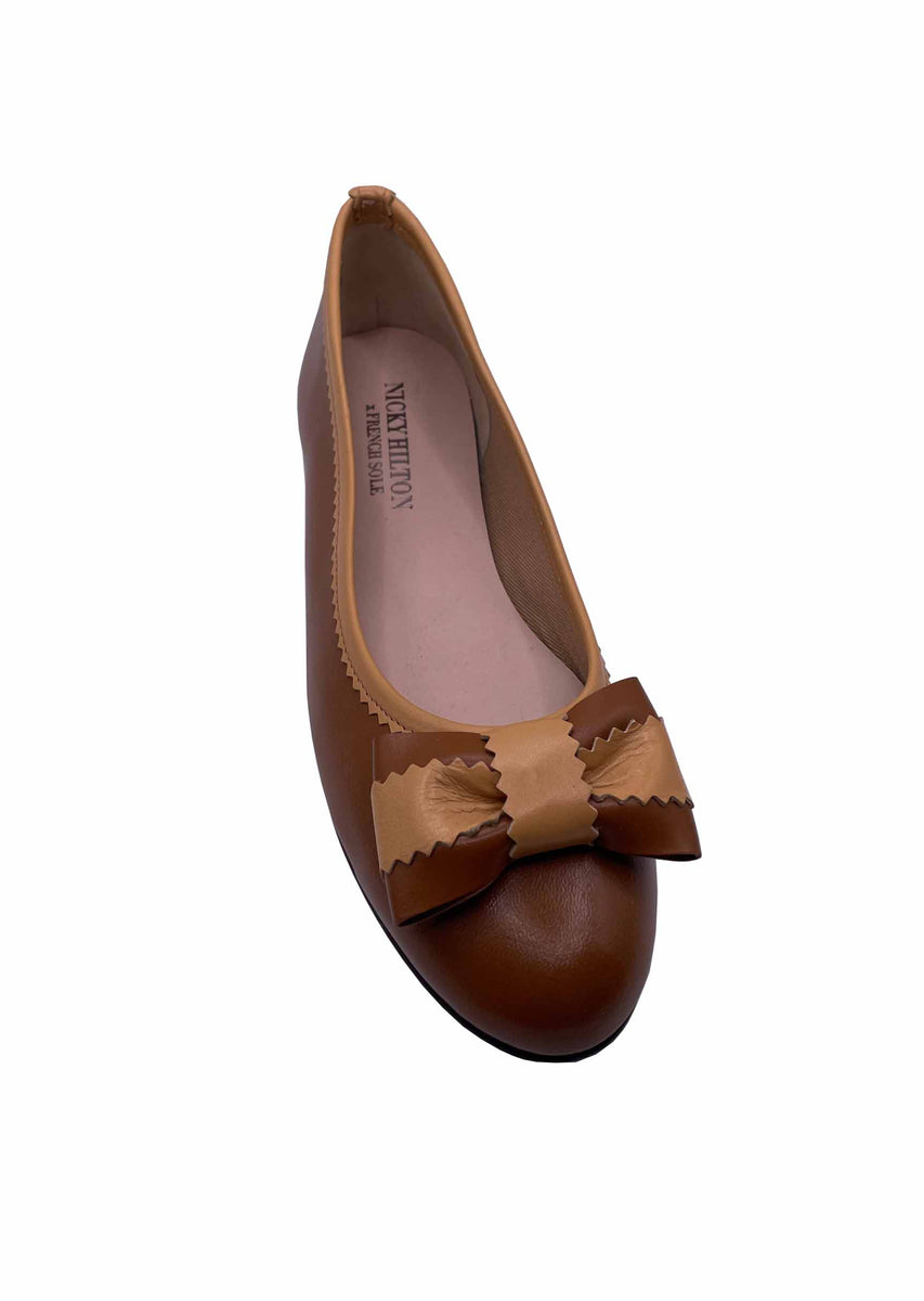 Blair Praline Leather – French Sole - Main Image