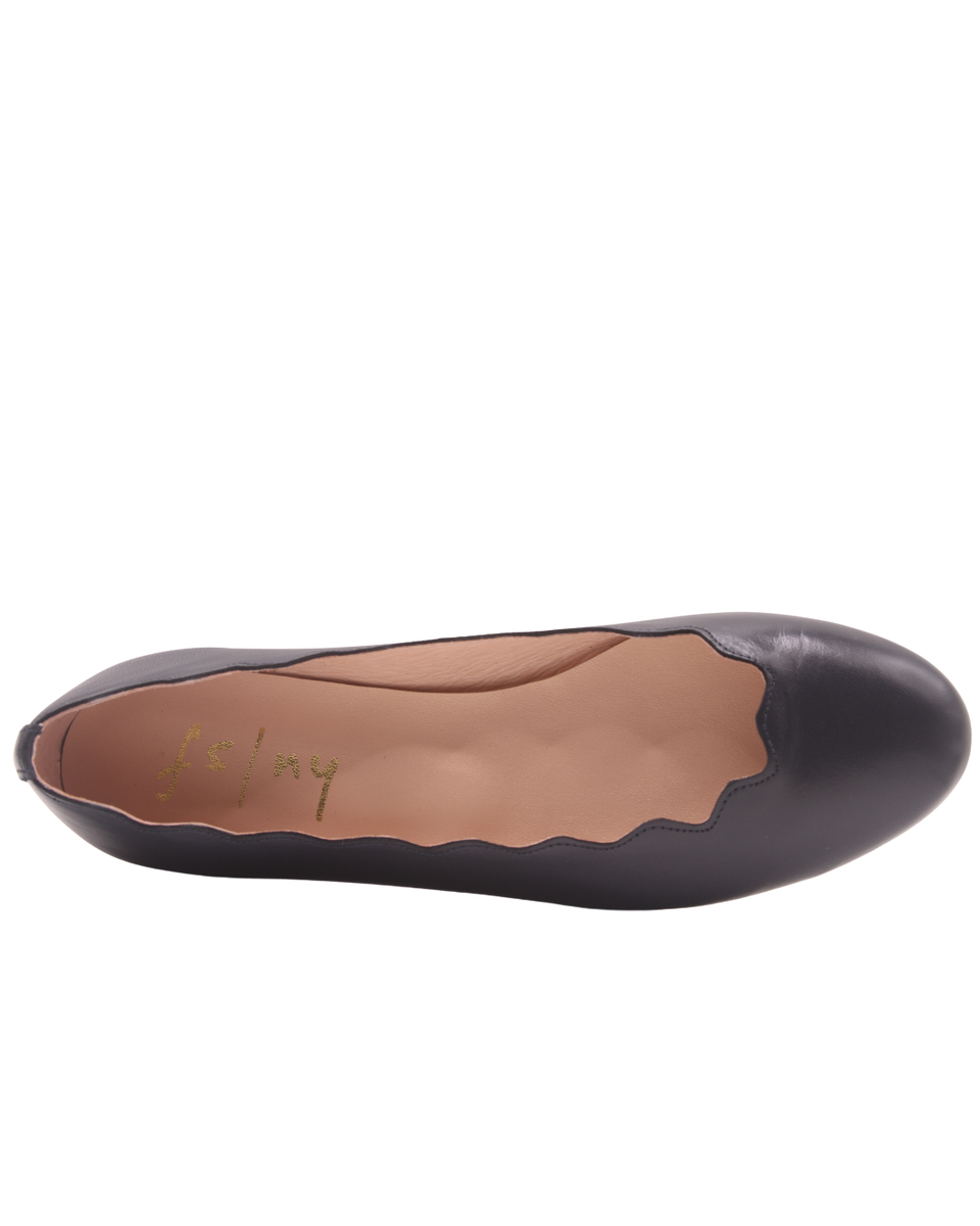 Jigsaw - Navy Leather – French Sole