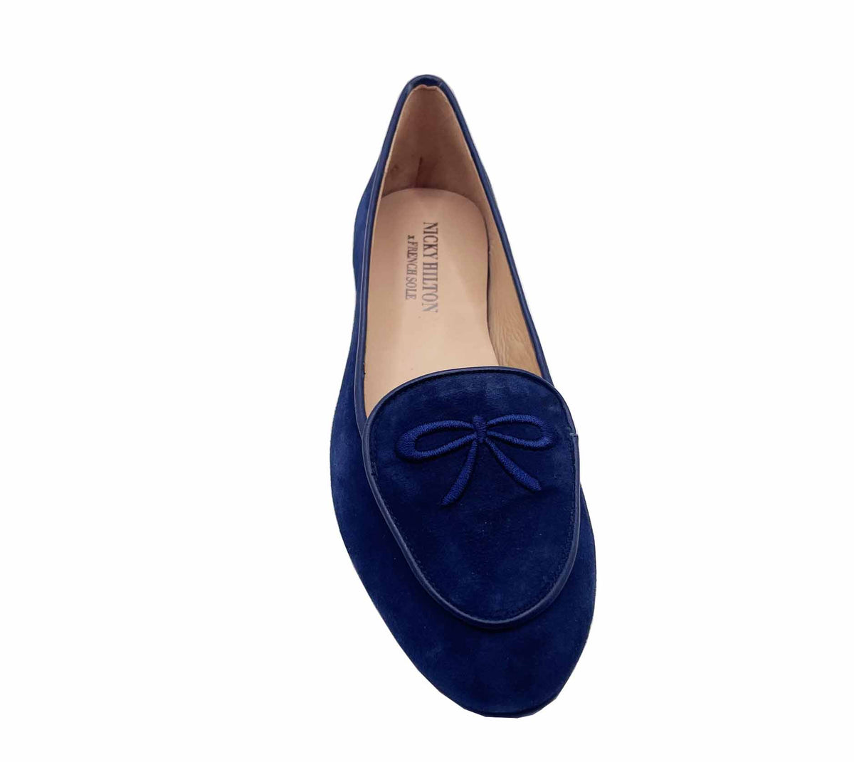 Madison Navy Suede French Sole