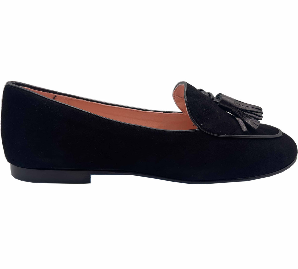 Stacey Black Suede French Sole