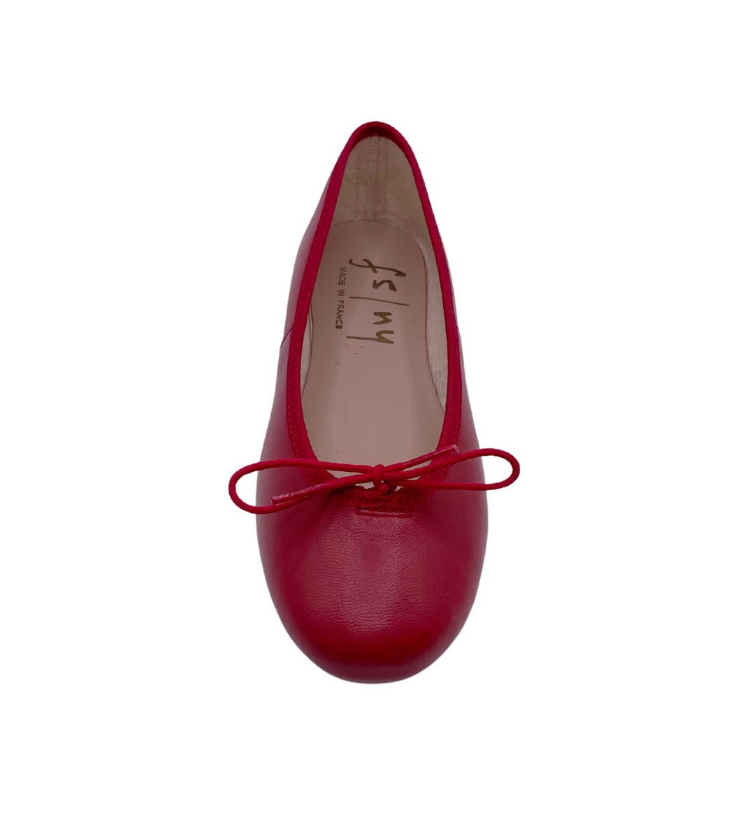 フラットシューズ Emilie Ballerinas - Carel - Leather - Red Emilie - Red naplack leather ballet flats | Carel Paris