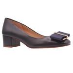 Abby - Navy Leather