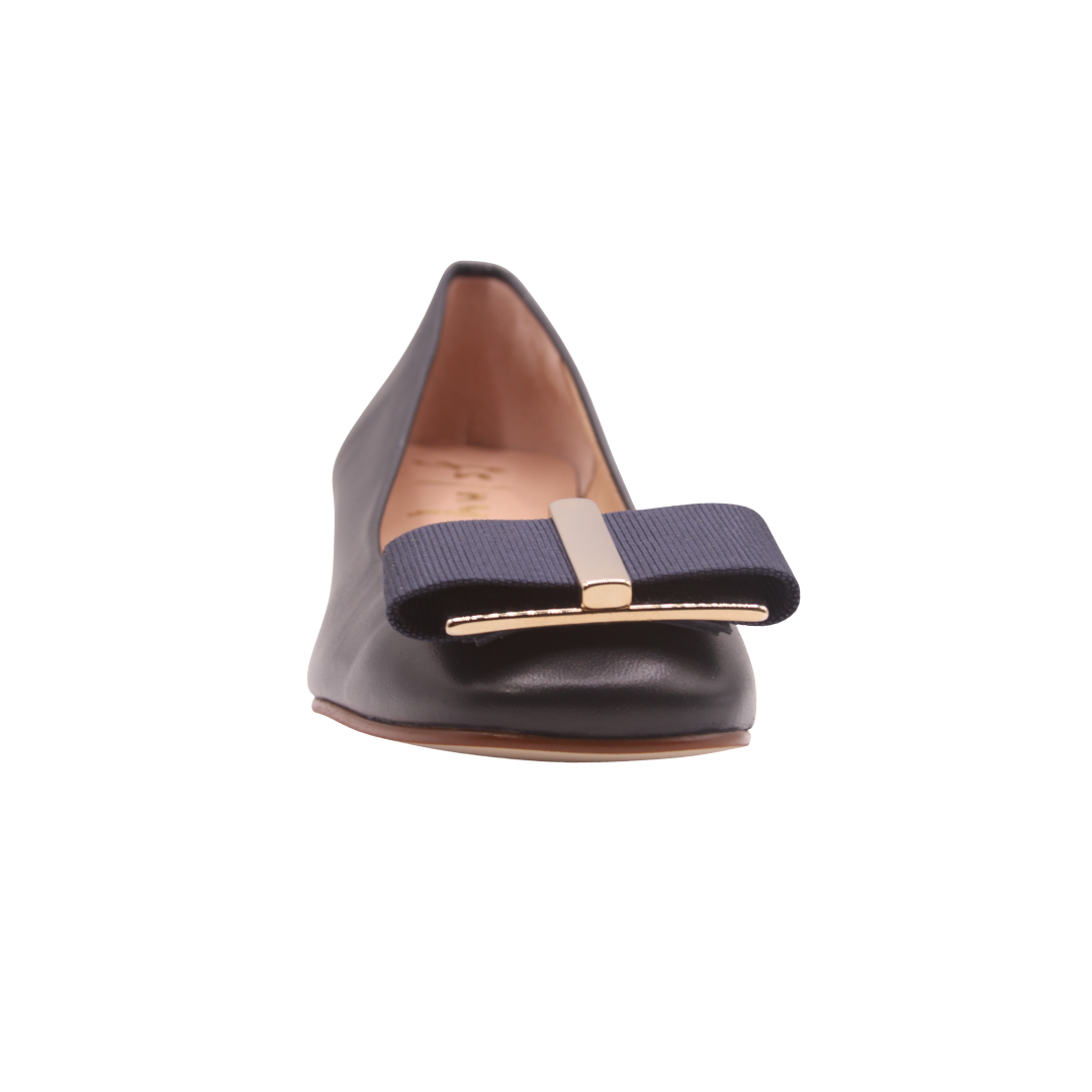 Abby - Navy Leather