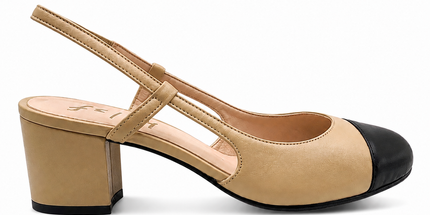 Baton Camel Black Leather