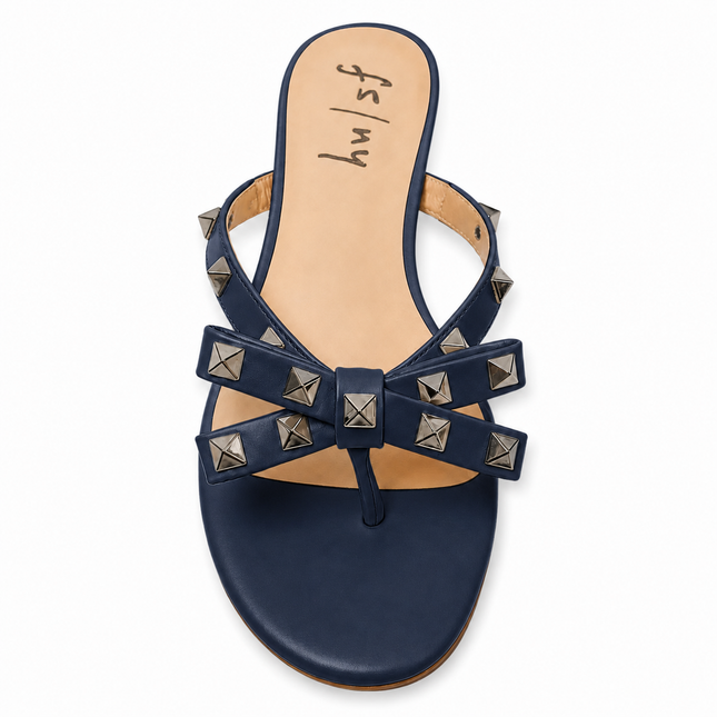 Bina Navy Leather