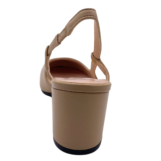back of the camel block slingback heel 