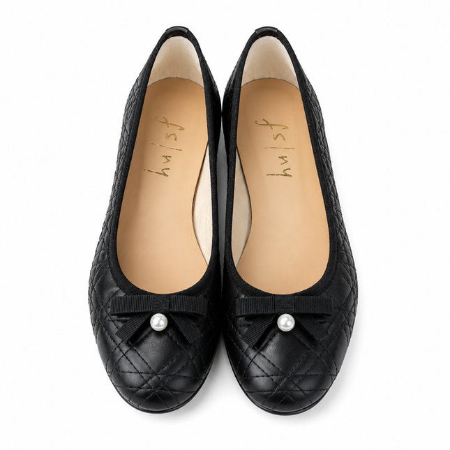 Candiace Black Leather