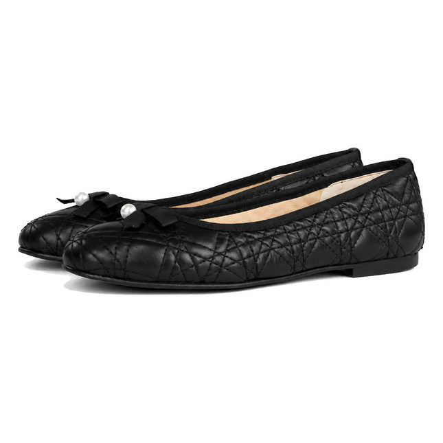 Candiace Black Leather