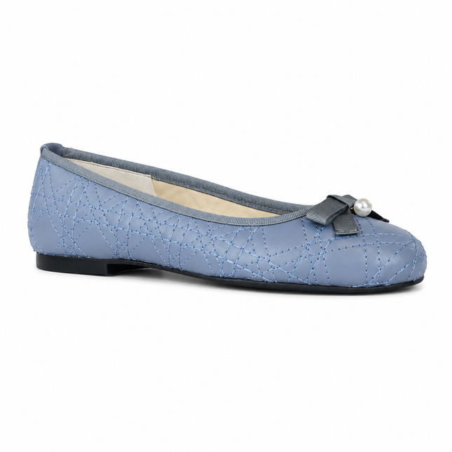 Candiace - Slate Blue Leather