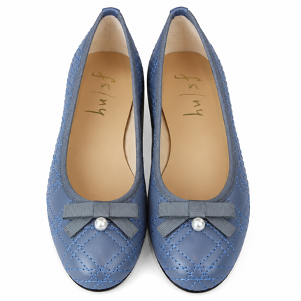 Candiace - Slate Blue Leather