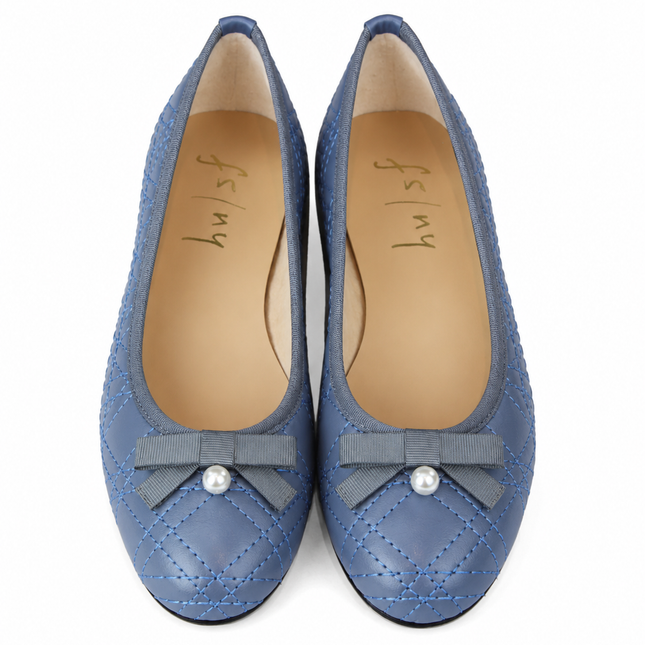 Candiace - Slate Blue Leather
