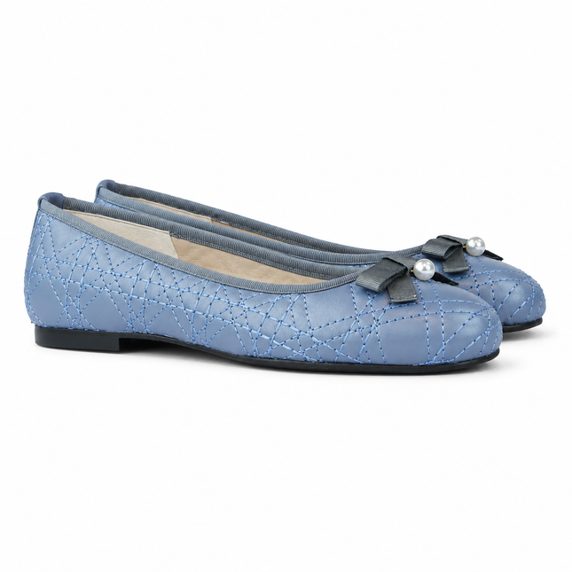 Candiace - Slate Blue Leather