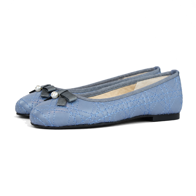 Candiace - Slate Blue Leather