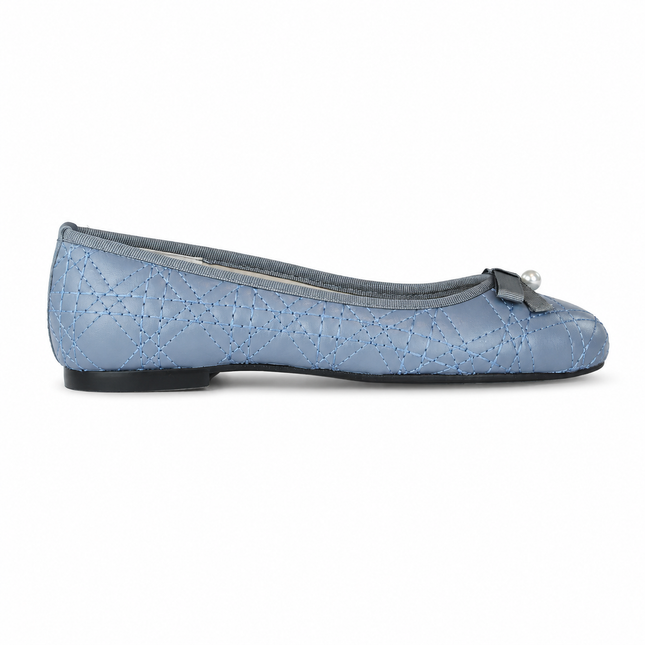 Candiace - Slate Blue Leather