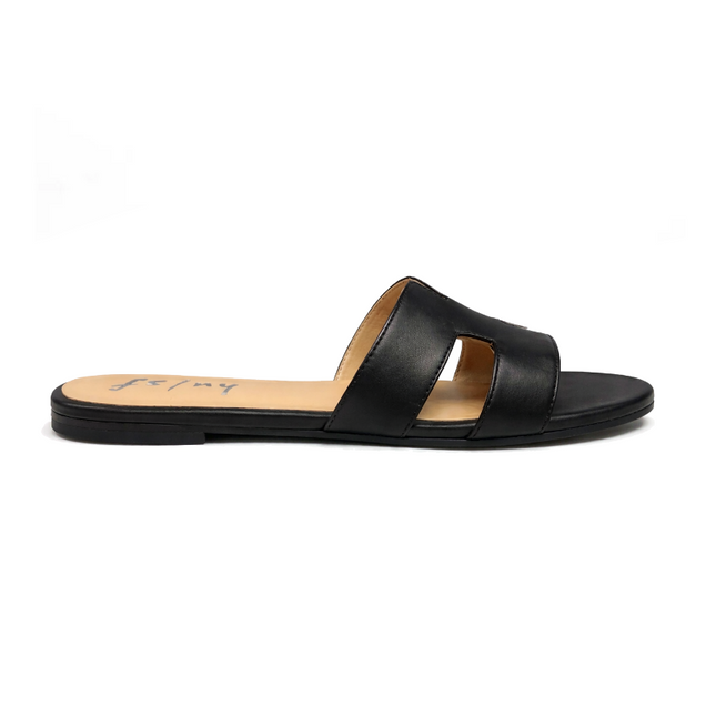 Capri Black Leather