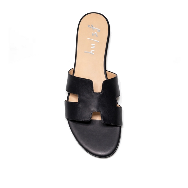 Capri Black Leather