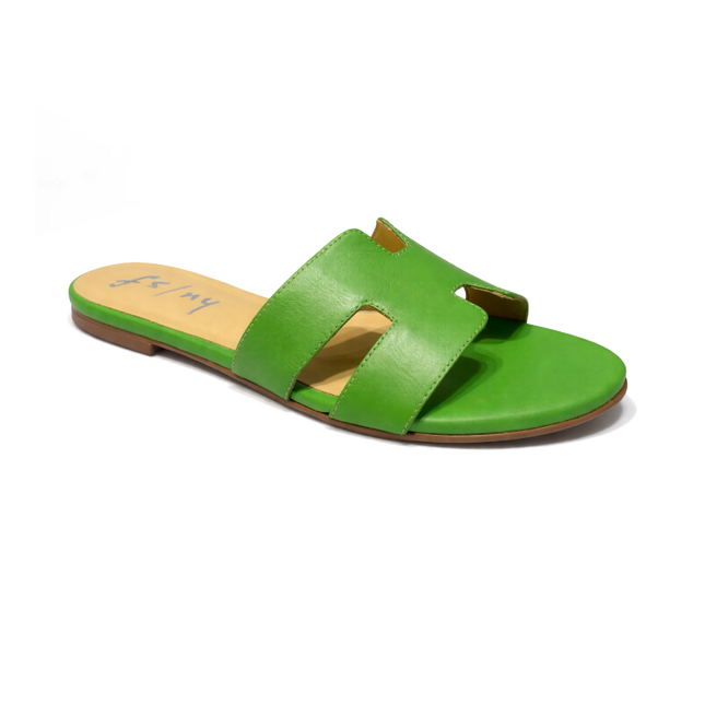 Capri Kelly Green Leather