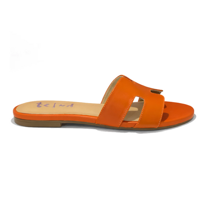 Capri Orange Leather