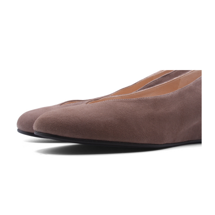 Cubic Taupe Suede
