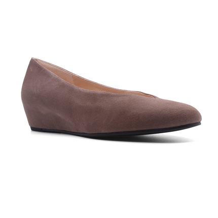 Cubic Taupe Suede