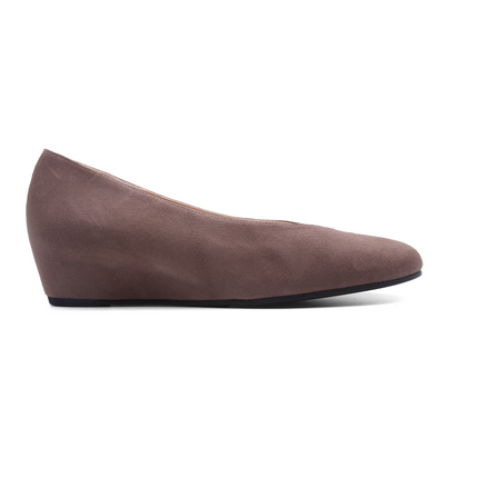 Cubic Taupe Suede