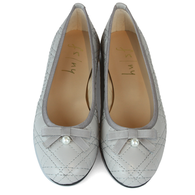 Candiace - Grey Leather