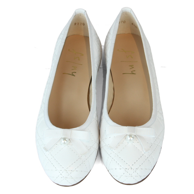 Candiace White Leather