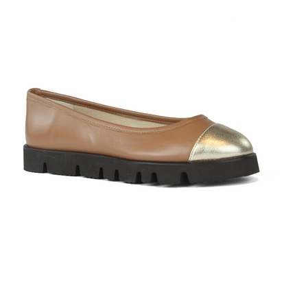 Daphne Cognac Bronze Leather