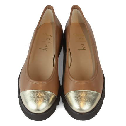Daphne Cognac Bronze Leather
