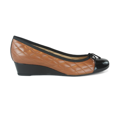 Deluxe Cognac Black Leather