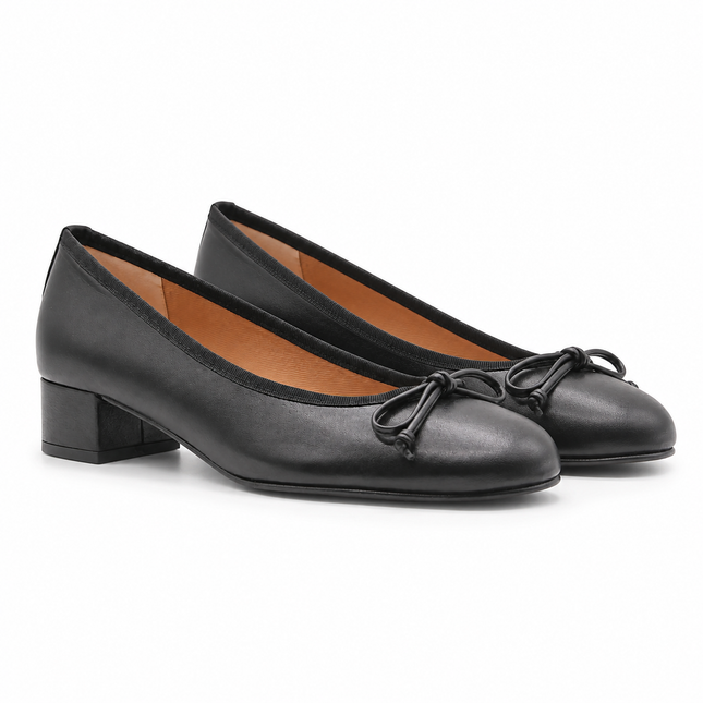 Elda Black Leather