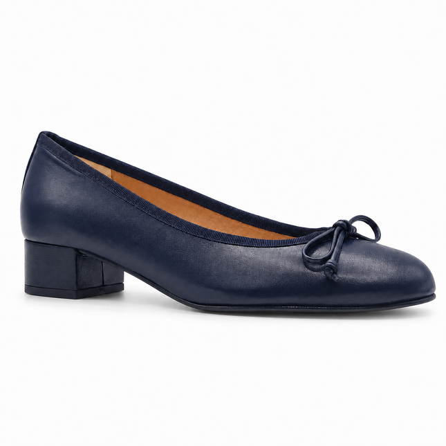 Elda Navy Leather