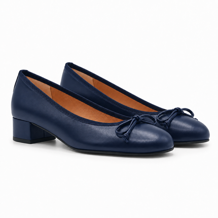 Elda Navy Leather