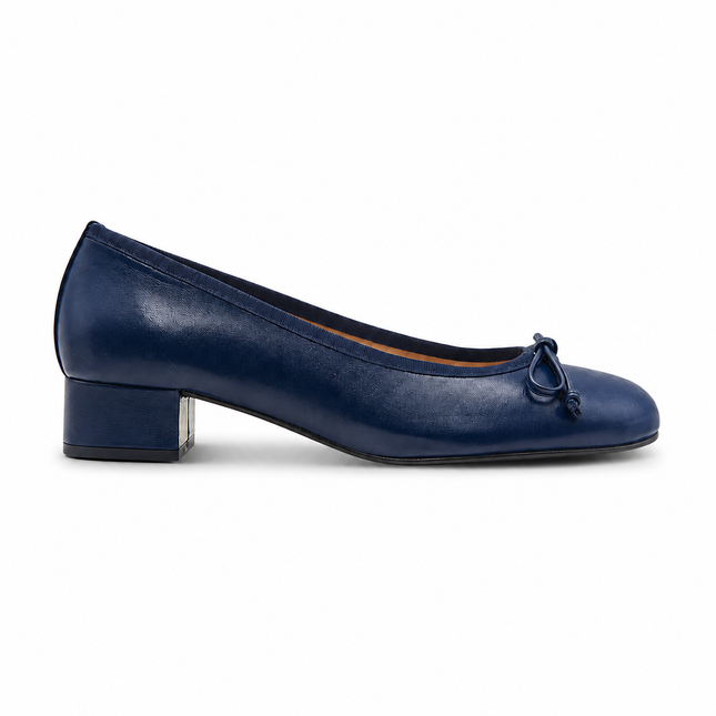 Elda Navy Leather