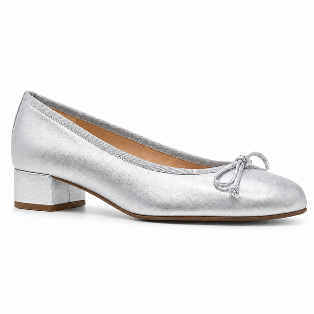 Elda Silver Leather