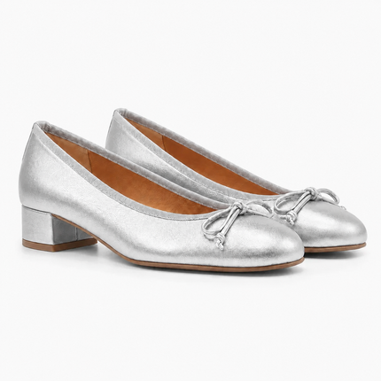 Elda Silver Leather