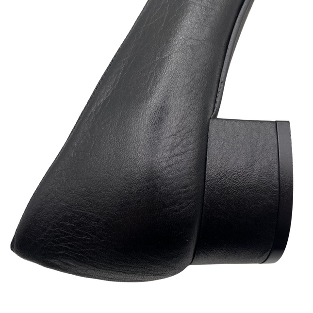 close up of the block heel 