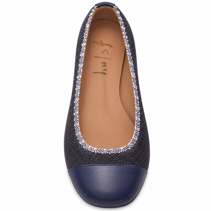 Imply Navy Raffia
