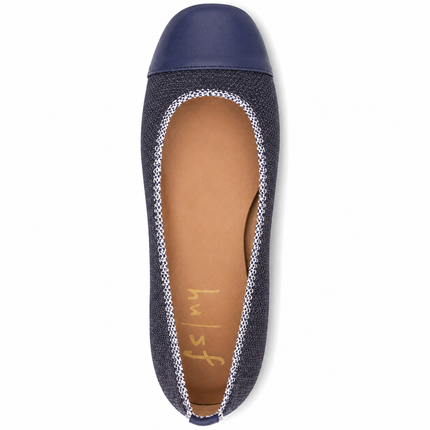 Imply Navy Raffia