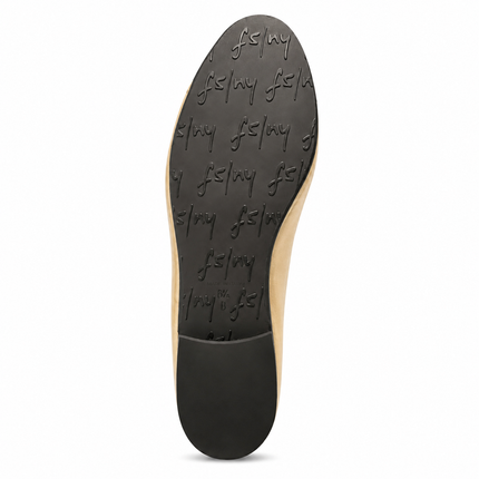 Index Beige Black Leather