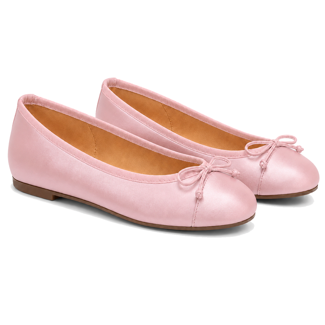 Index Light Blush Soft Metallic Leather
