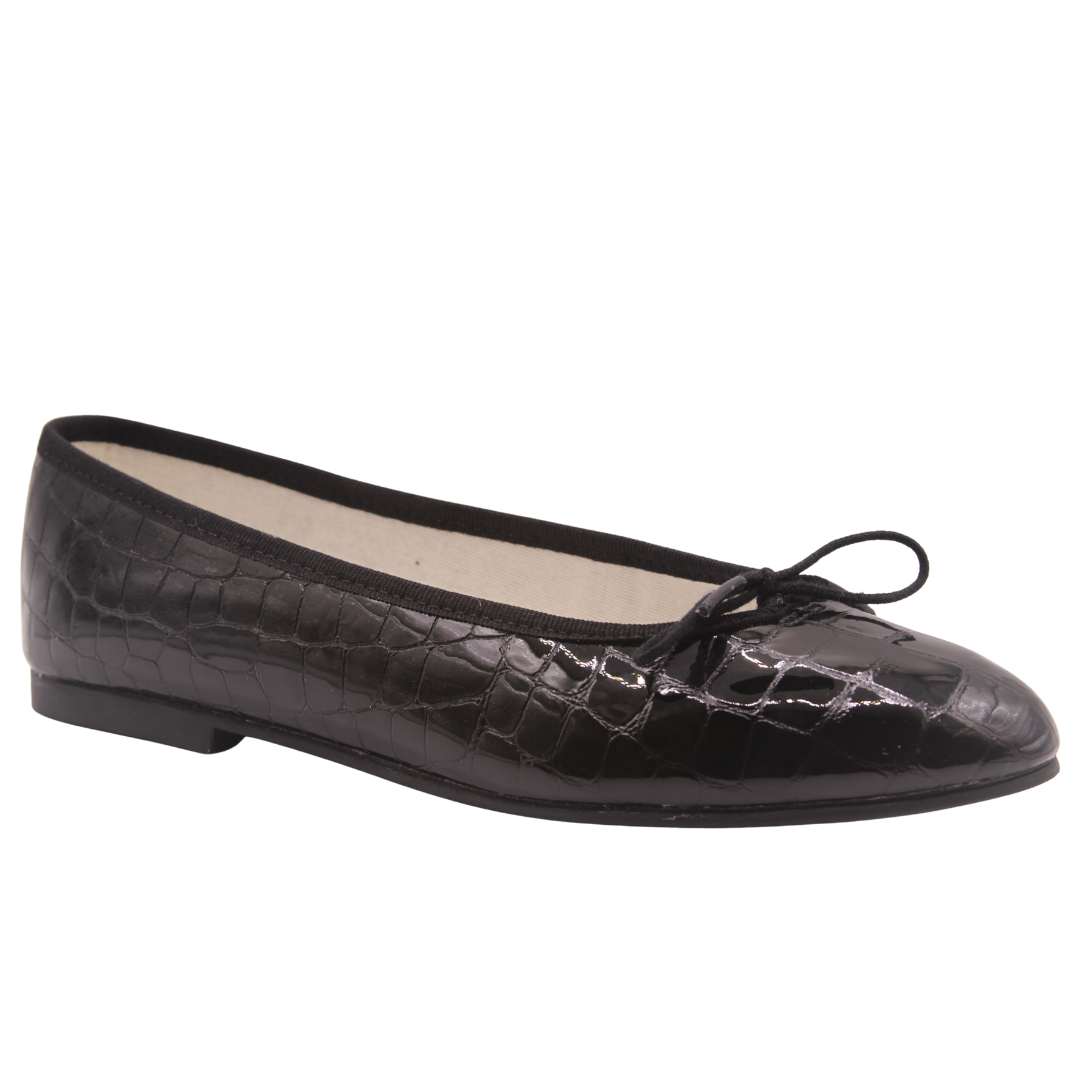 Ingrid - Black Croco