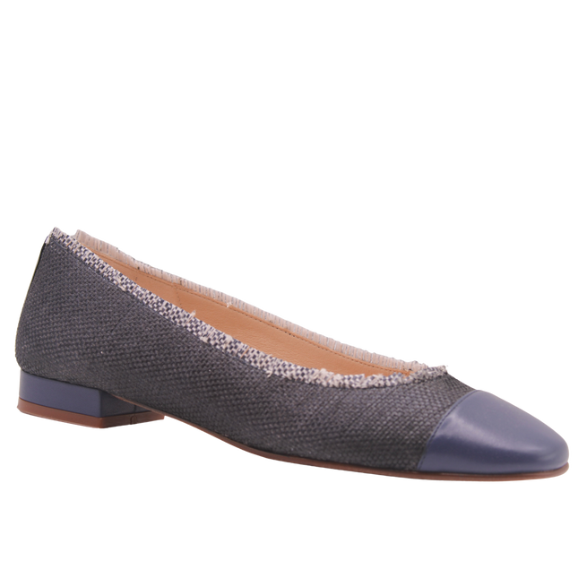 Imply Navy Raffia