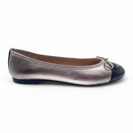 Index Pewter Black Leather
