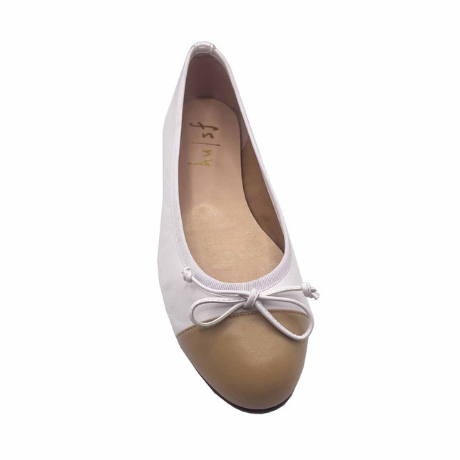 Index White Beige Leather