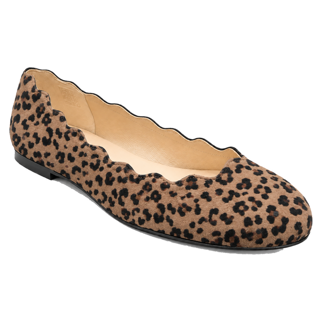 Jigsaw Beige Cheetah Suede