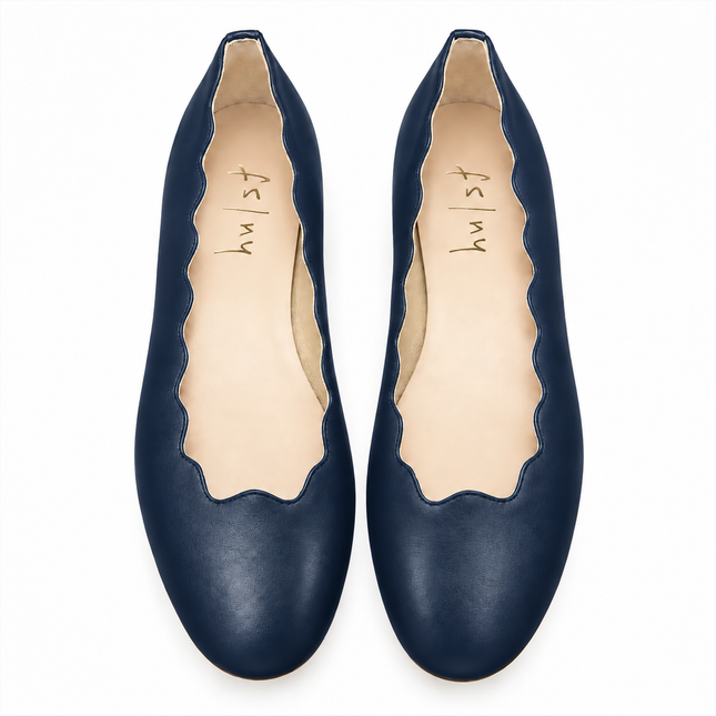 Jigsaw Navy Leather