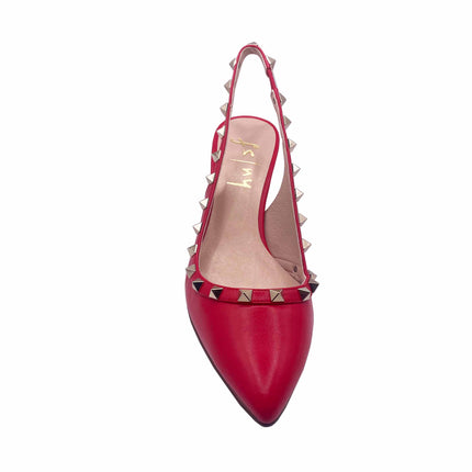 Jaclyn Red Leather