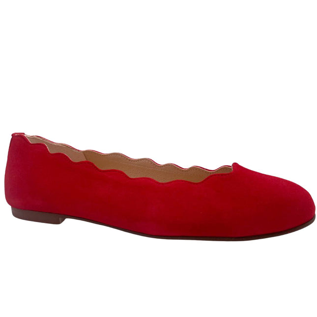 Jigsaw Red Suede