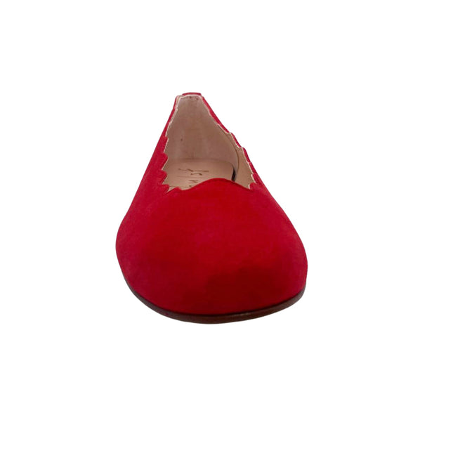 Jigsaw Red Suede